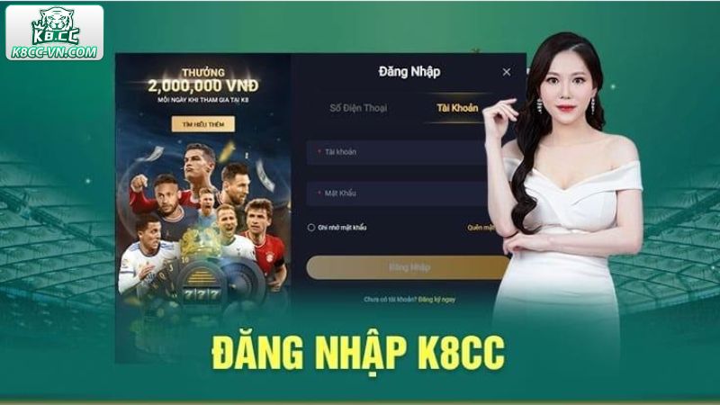 Đăng Nhập K8CC - Hướng Dẫn Tân Binh Tham Gia Trải Nghiệm Game 3 Hướng dẫn đăng nhập K8CC chi tiết cho người chơi mới