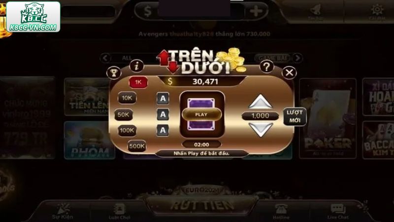 Trên Dưới - Kinh Nghiệm Cược Over Under Tại K8CC 3 Tổng hợp bài học chinh phục chiến thắng